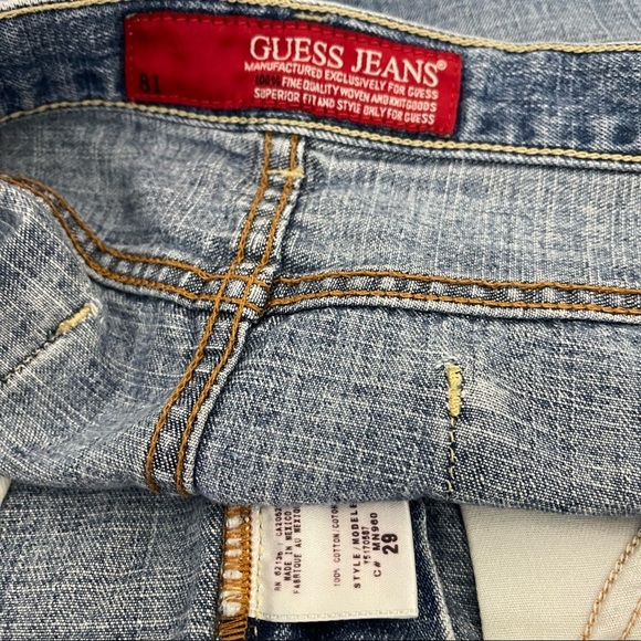 Guess Women’s Blue Jean Skirt 28 - Picture 3 of 4